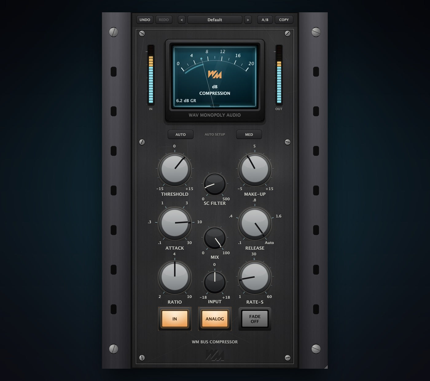 Bus Compressor plugin interface