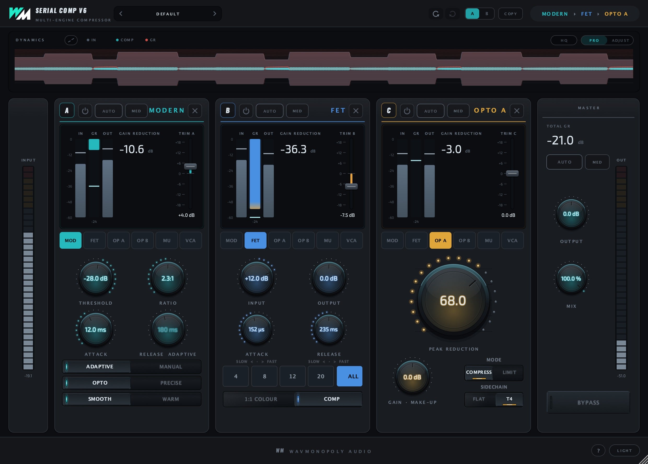 Serial Comp V6 plugin interface